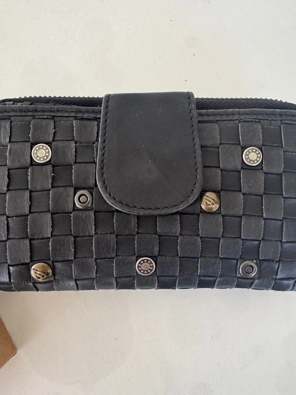 Harbour 2nd Lucinda Leather Wallet RFID Protection Dark Ash